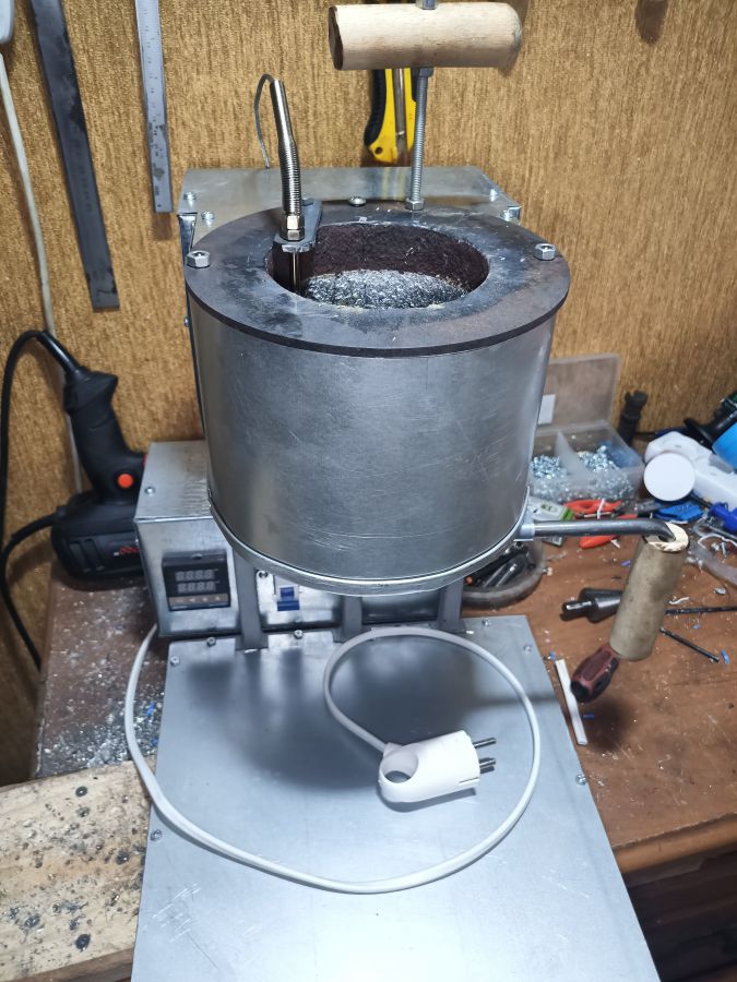Тигель для плавлення свинцю 10 кг з Pid регулятором