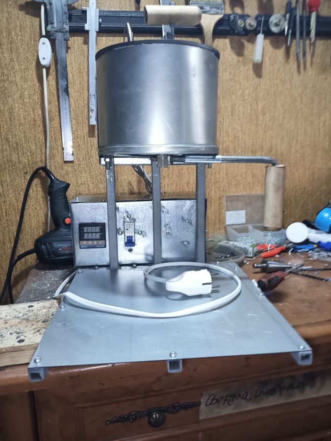 Тигель для плавлення свинцю 10 кг з Pid регулятором